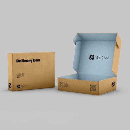 Delivery box Riyadh custom printed courier box by Riyadh Prints