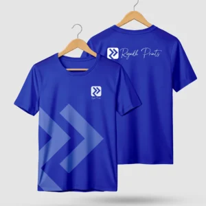 custom tshirt print in riyadh blue