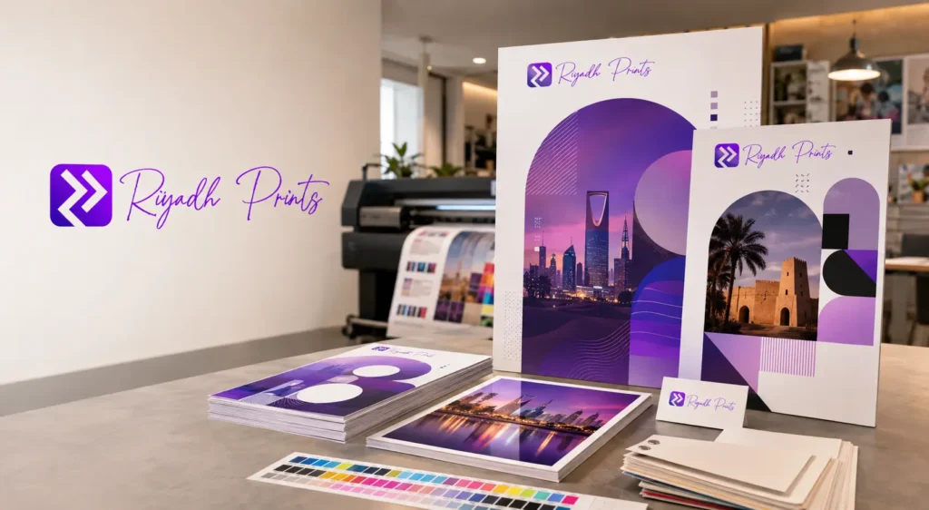 Poster printing in Riyadh by Riyadh Prints showing large format posters and high quality color prints